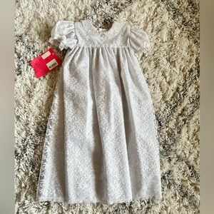 Little things mean a lot vintage baby girls lace gown dress